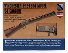 Winchester Pre 1964 Model 94 Carbine Rifle  Atlas Classic Firearms Card picture