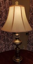 Vintage Stiffel Trophy Urn Brass Lamp with Shade Finial 36