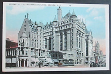 Prudential Life Insurance Building Newark NJ Unposted Pre Linen Postcard picture