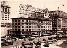 CONTINENTAL SIZE POSTCARD REPRODUCTION PUTNAM BUILDING & HOTEL ASTOR NYC 1925 picture