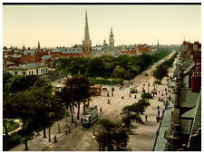 England. Southport. Lord Street Vintage Photochrome by P.Z, Photochrome Zurich picture