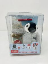 Boyds Coca-Cola Lil' Sumptin' 3-Piece Gift Set - Penguin , Bag and Magnet NOS picture
