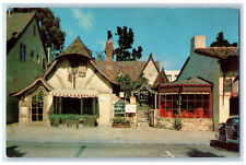c1960's Business Section Along The Streets, Carmel California CA Postcard picture