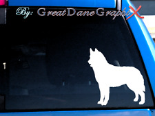Siberian Husky #1 -Vinyl Decal Sticker -Color Choice -HIGH QUALITY picture