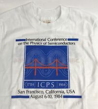 Vintage 1984 ICPS 17th San Francisco T-Shirt White Size M NEW Made In USA Rare picture