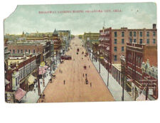 c.1900s Broadway Looking North Oklahoma City Oklahoma OK Postcard UNPOSTED picture