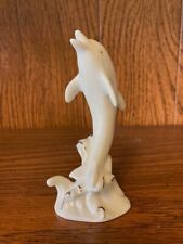 Vintage Lenox Dolphin Figurine Porcelain White & 24K Gold Trim 4