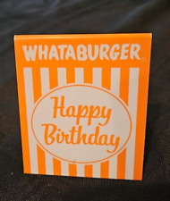 Happy Birthday Whataburger Table Tent  Perfect gift for Whataburger lover picture