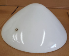 Large Art Deco Milk Glass  GLobe Lamp Shade Chandalier Hanging Pendant Conical J picture