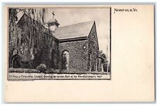 Norfolk Virginia VA RPPC Photo Postcard St. Paul's Episcopal Church Scene c1905s picture