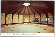 Postcard - Pawnee Indian Village Museum, Republic County, Kansas picture