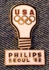 Philips Olympic Pin ~ 1988 Seoul Winter Games ~ Cloisonne ~ by HoHo NYC picture
