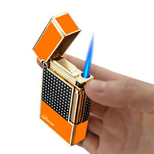 Cigar Lighter Torch Jet Blue Flame Refillable Butane Gas Lighter with Punch gift picture