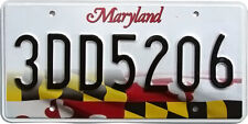2016-2018 Maryland STATE FLAG License Plate (RANDOM PLATE#) picture