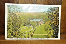 c1940s Carnall Hall & Girl's Dormitory University Of AR Fayetteville AR Postcard picture