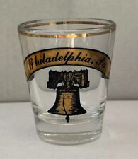 Liberty Bell Philadelphia Pennsylvania Shot Glass - Clear  picture