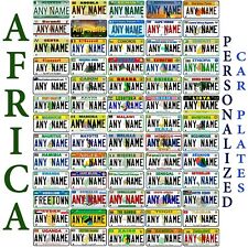 Custom Africa Countries Any Name Personalized Novelty Car License Plate picture