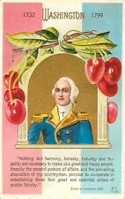c1910 George Washington Letter To Lafayette - Patriotic Postcard picture