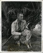 1939 Press Photo Umpire George Birgras hunting at St Petersburg Florida picture
