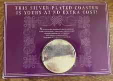 Vintage 1993 Reader's Digest Successful Gardening Promo Silver Plated Coaster picture