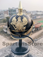 German Pickle hub Prussian Helmet Kaiser Hat Armor Military Costumes Gift Helmet picture