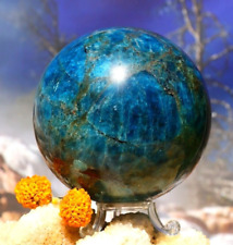 Huge Blue Apatite  Polished Sphere - Natural Raw Mineral Healing Specimen 1623g picture