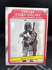 1980 STAR WARS - Star File BOBA FETT - The Empire Strikes Back - Opee-Chee #11 picture
