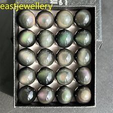 13pcs Natural colorful obsidian carved ball quartz crystal 15mm+ Sphere healing picture