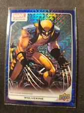 2023 Marvel Platinum Blue Traxx Wolverine #452/499 #182 Rare SP Upper Deck picture