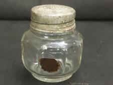 Old Vintage Colgate & Co. ECLAT Cold Cream Glass Jar With Matel Screw LID picture