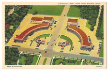 Houston Texas c1930's Community Center, River Oaks, aerial view picture