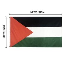 NEW 3x5 ft PALESTINE PALESTINIAN FLAG DOUBLE SIDED better quality USA seller picture