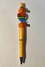 NEW Beaded Ink Pens Custom Penpal Stationery Ballpoint LGBTQ+ Ally Rainbow picture