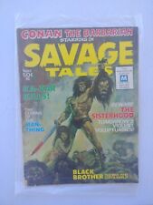 Savage Tales #1 Comic-Conan The Barbarian Magazine-1st App Man-thing -1971 Key picture