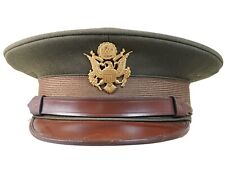 WW2 / Pre-WW2 M1926 US ARMY OFFICER'S VISOR CAP - LARGE SIZE picture