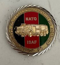 NATO ISAF CHALLENGE COIN Multi National FIRE RESCUE AFGHANISTAN Kabul Airport picture