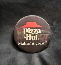 Vintage 1989 Pizza Hut | Back To The Future II | Pinback Button/Pin |  picture