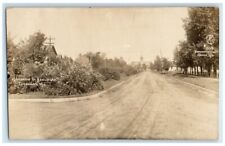 1923 Wisconsin Avenue Boulevard Northern Photo Co. Tomahawk WI RPPC Postcard picture