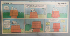 Peanuts Sunday Page by Charles Schulz from 11/3/1968 Size: ~7.5 x 15 inches picture
