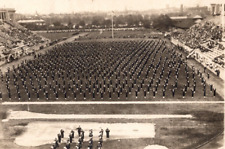 c1918 HARVARD Stadium & LOADED Field CAMBRIDGE MA Postcard RARE 3c picture
