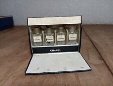 VTG CHANEL 2707 BOX SET MINI PERFUME BOTTLE DROP FRONT MADE IN FRANCE picture