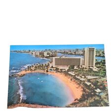 Postcard Caribe Hilton International San Juan Puerto Rico Resort Chrome Unposted picture
