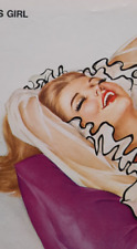 ALBERTO VARGAS ORIGINAL PINUP CARTOON ART - SO THAT'S WHAT RIGHT ON MEANS picture