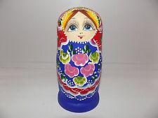 Russian Nesting Dolls Hand Painted Style Wooden 7.5