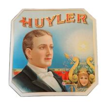 Huyler Antique Cigar Box Label NOS NEW Unused Embossed  picture
