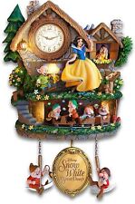 Bradford Exchange Disney Snow White and Seven Dwarfs Clock Lights Up with Music picture