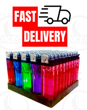 50 Pcs Full Size Disposable Butane Lighter Assorted Colors Wholesale picture