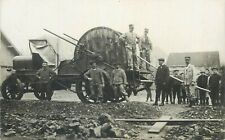 Social history rails transportation machine Swiss railroad workers & military picture