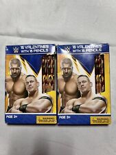 2014 WWE Wrestling Valentine Cards 32 Cards 35 Tattoos Stickers NEW SEALED picture