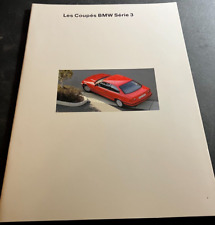 1993 BMW 3 Series Coupes - Vintage Original 34-page Sales Brochure - FRENCH picture